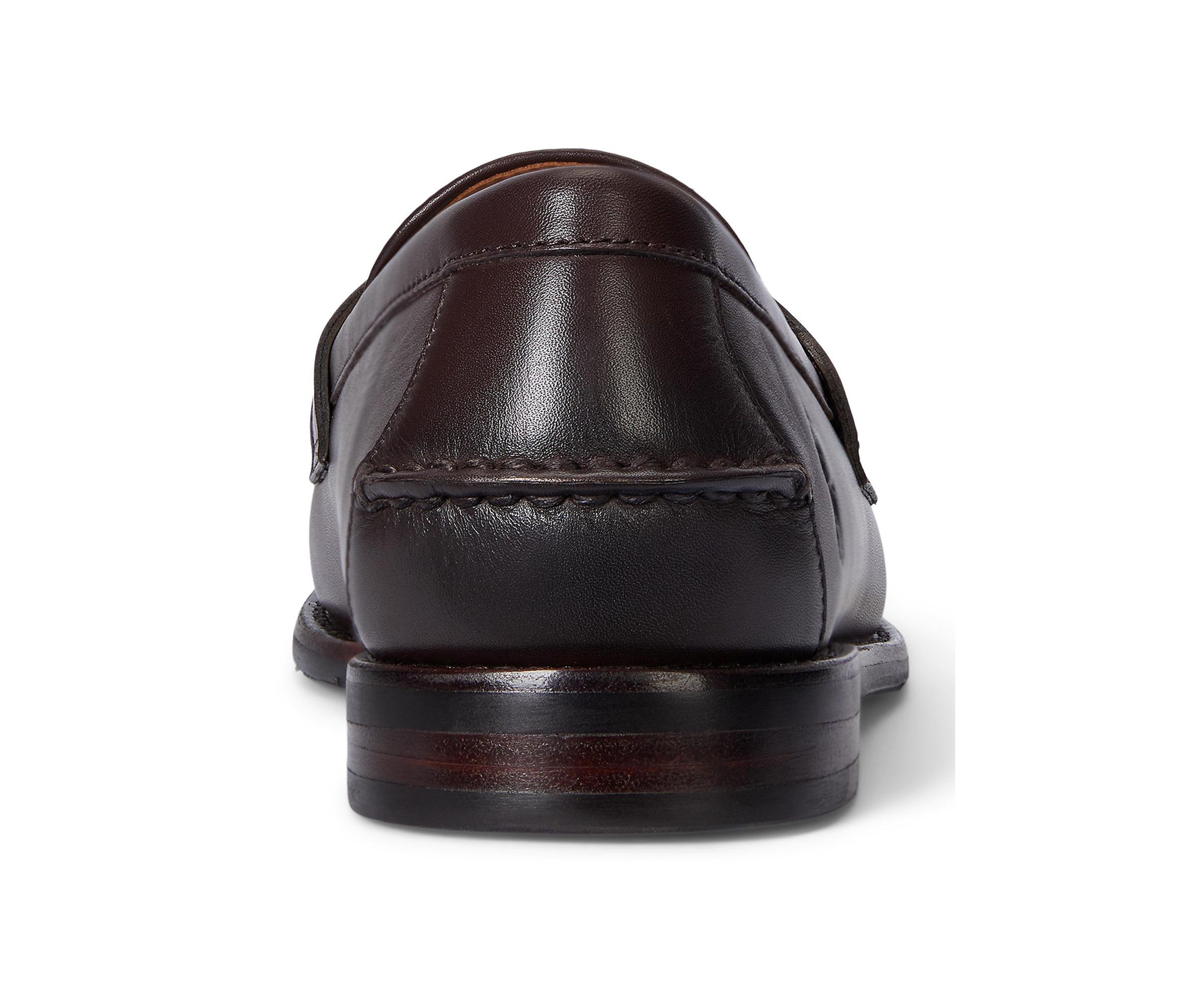 Alston Leather and Plaid Wool Penny Loafers