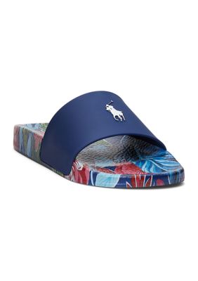 Polo Ralph Lauren Signature Pony Floral Slides | belk