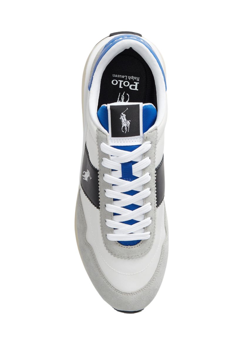 Train 89 Suede-Paneled Sneakers