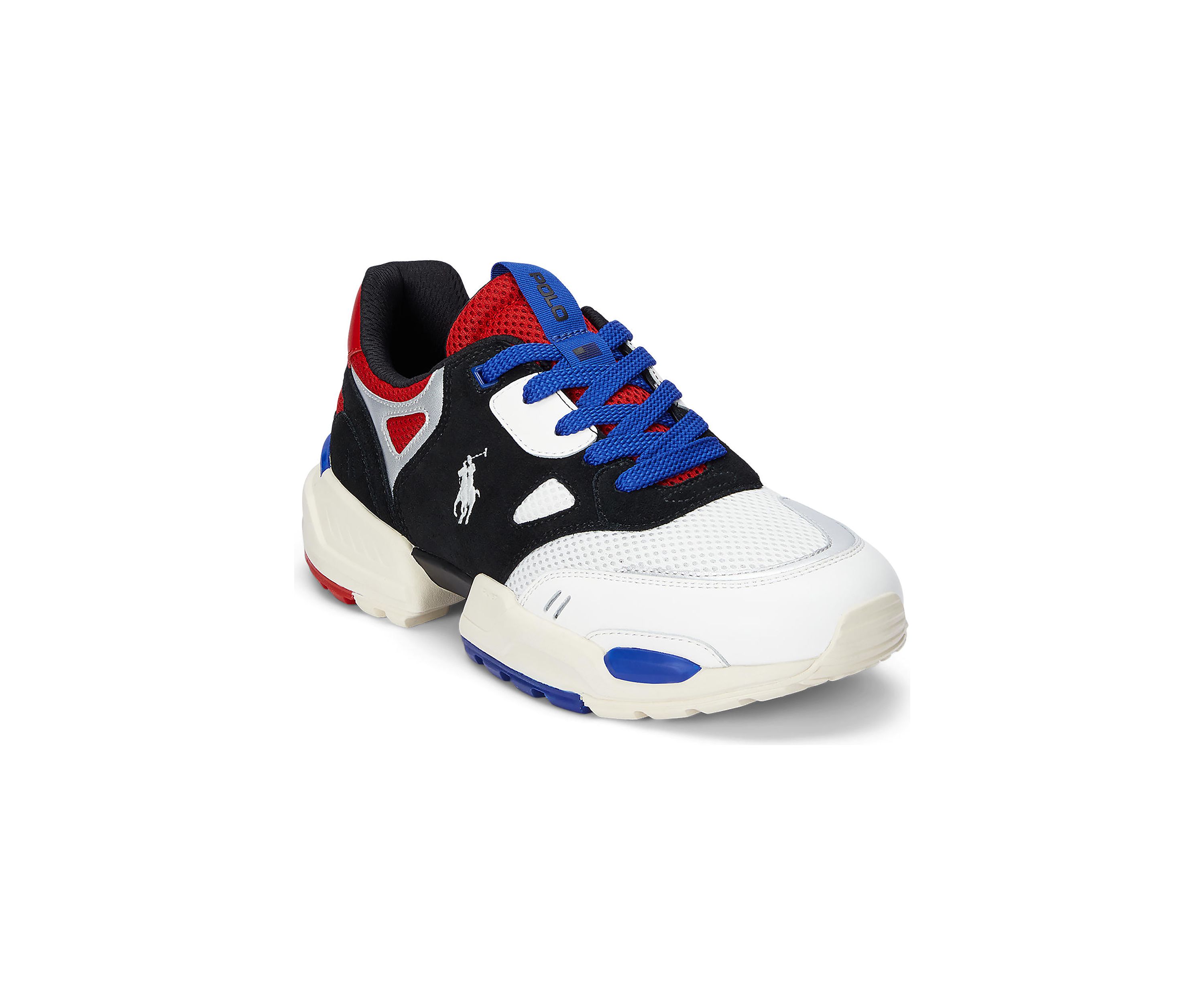 Jogger Leather and Mesh Sneakers