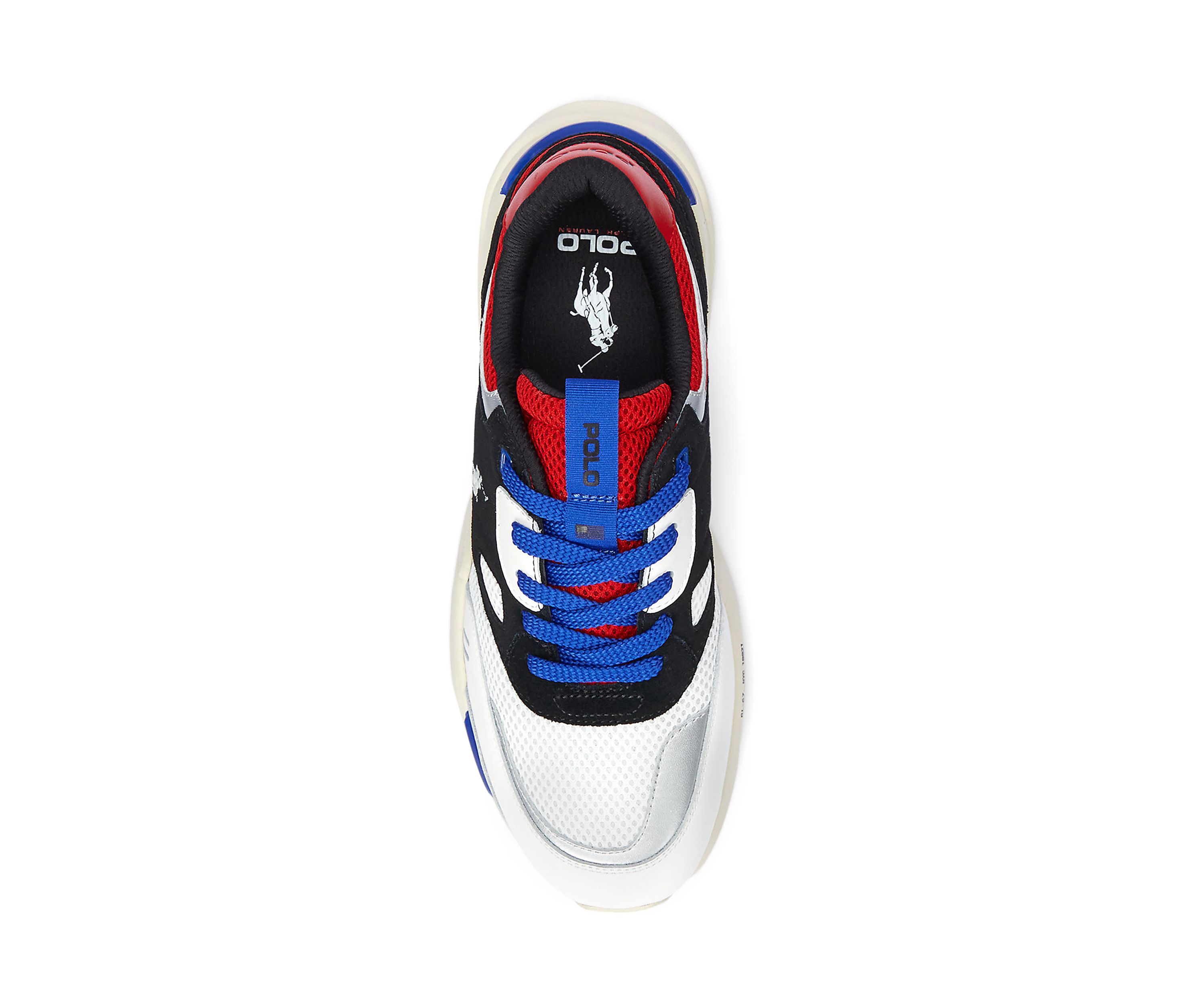 Jogger Leather and Mesh Sneakers