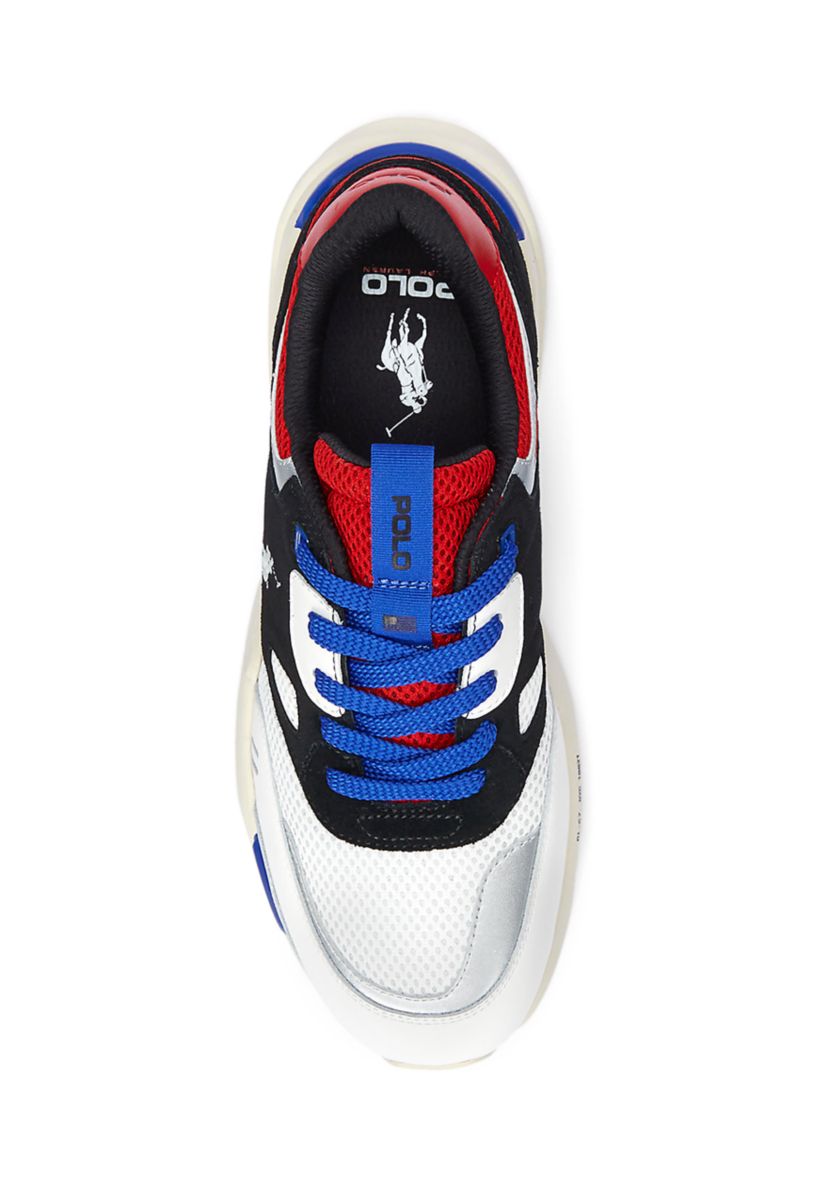 Jogger Leather and Mesh Sneakers