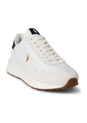 Polo Ralph Lauren Men's Train 89 Suede-Paneled Sneakers, 11M
