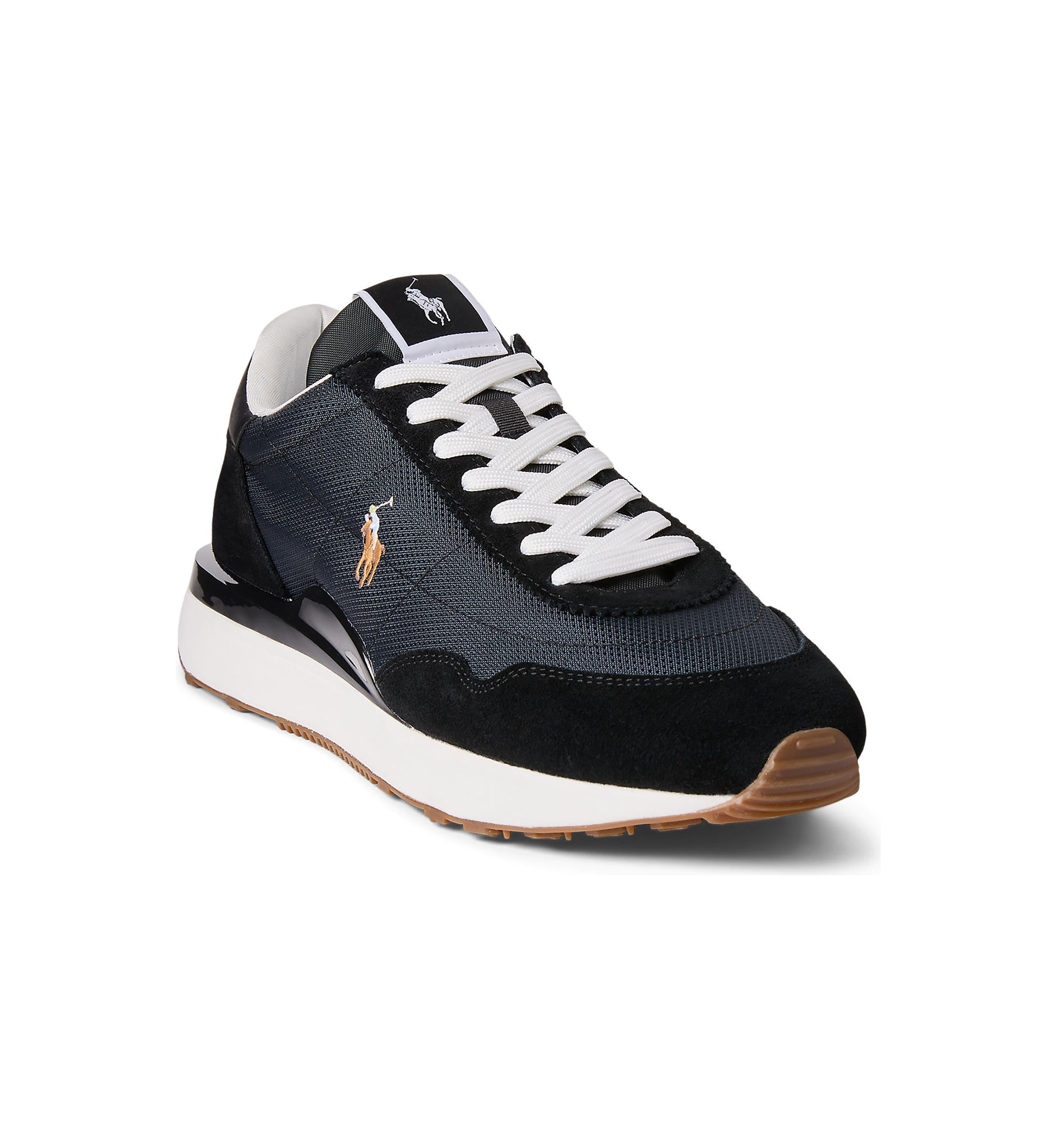 Train 89 Suede-Paneled Sneakers