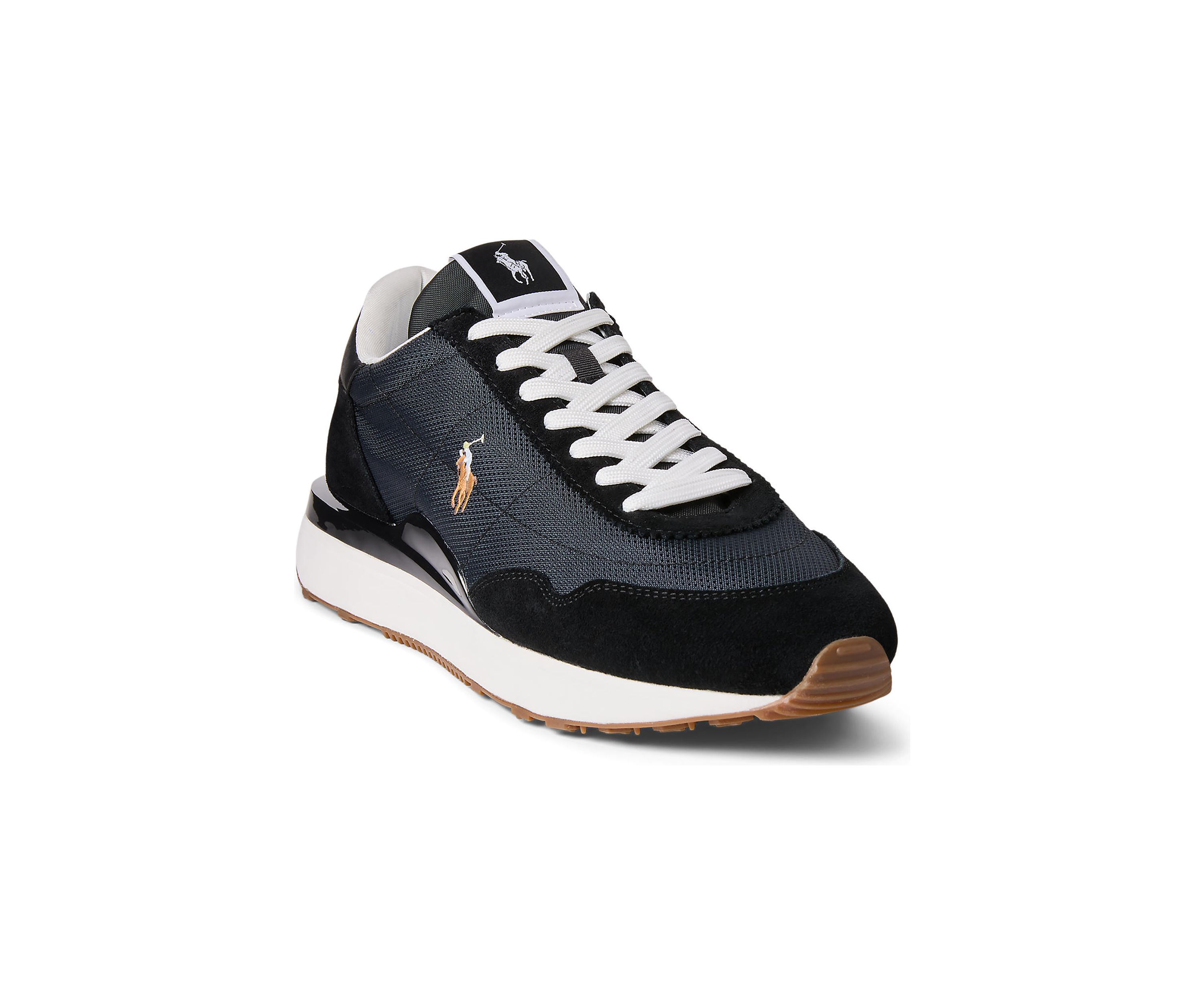 Train 89 Suede-Paneled Sneakers