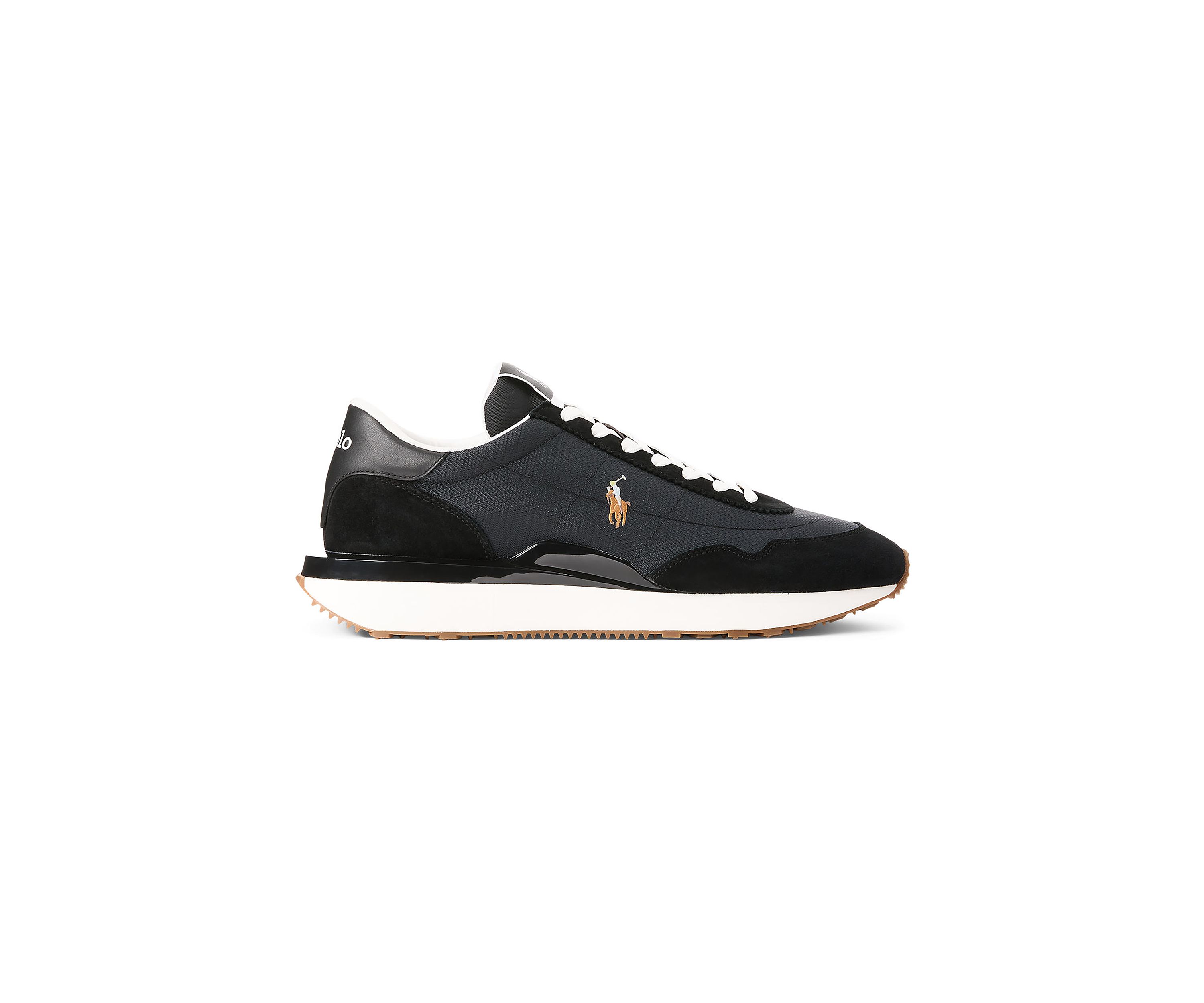 Train 89 Suede-Paneled Sneakers