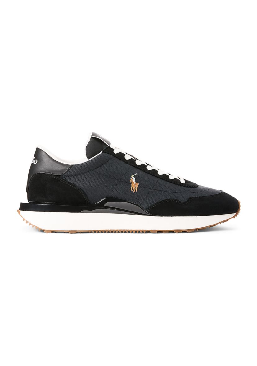 Train 89 Suede-Paneled Sneakers