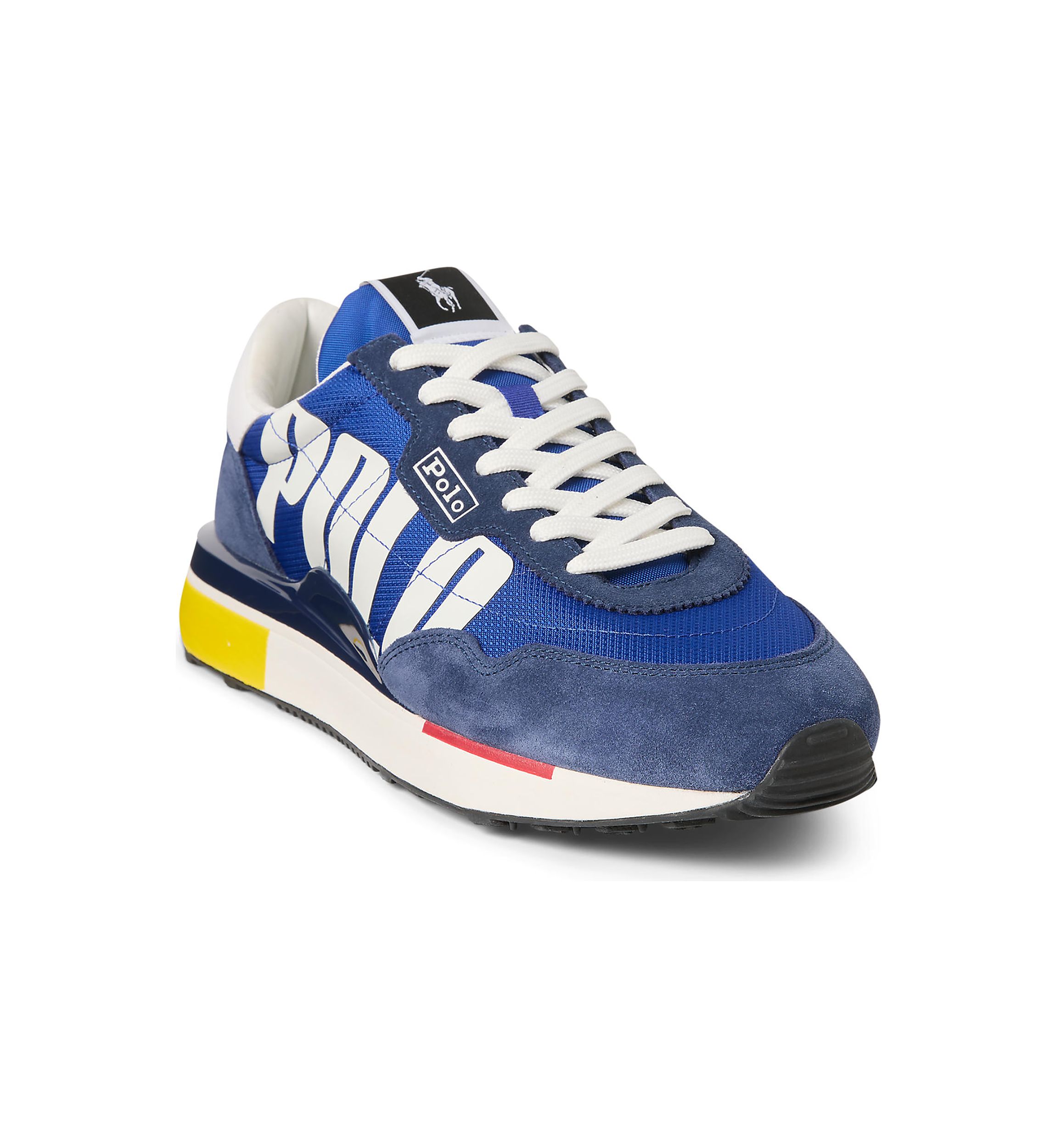Train 89 Logo Suede and Oxford Sneakers