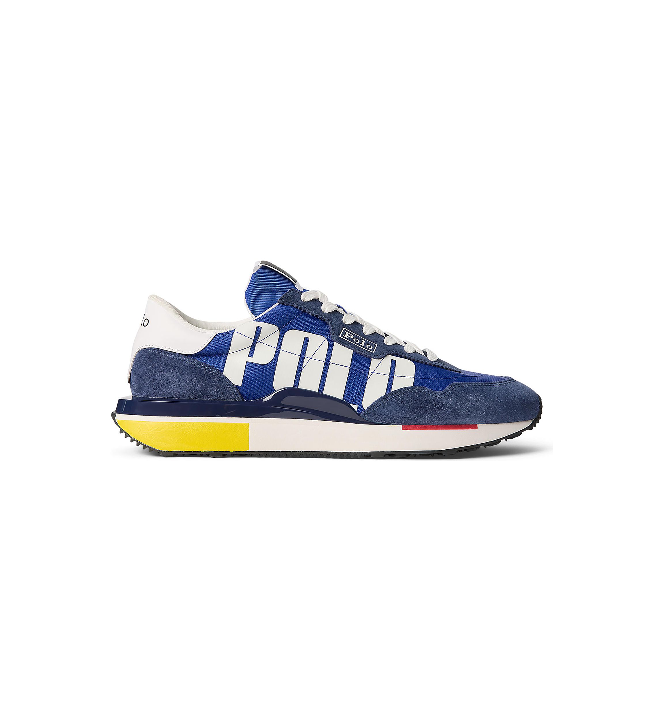 Train 89 Logo Suede and Oxford Sneakers
