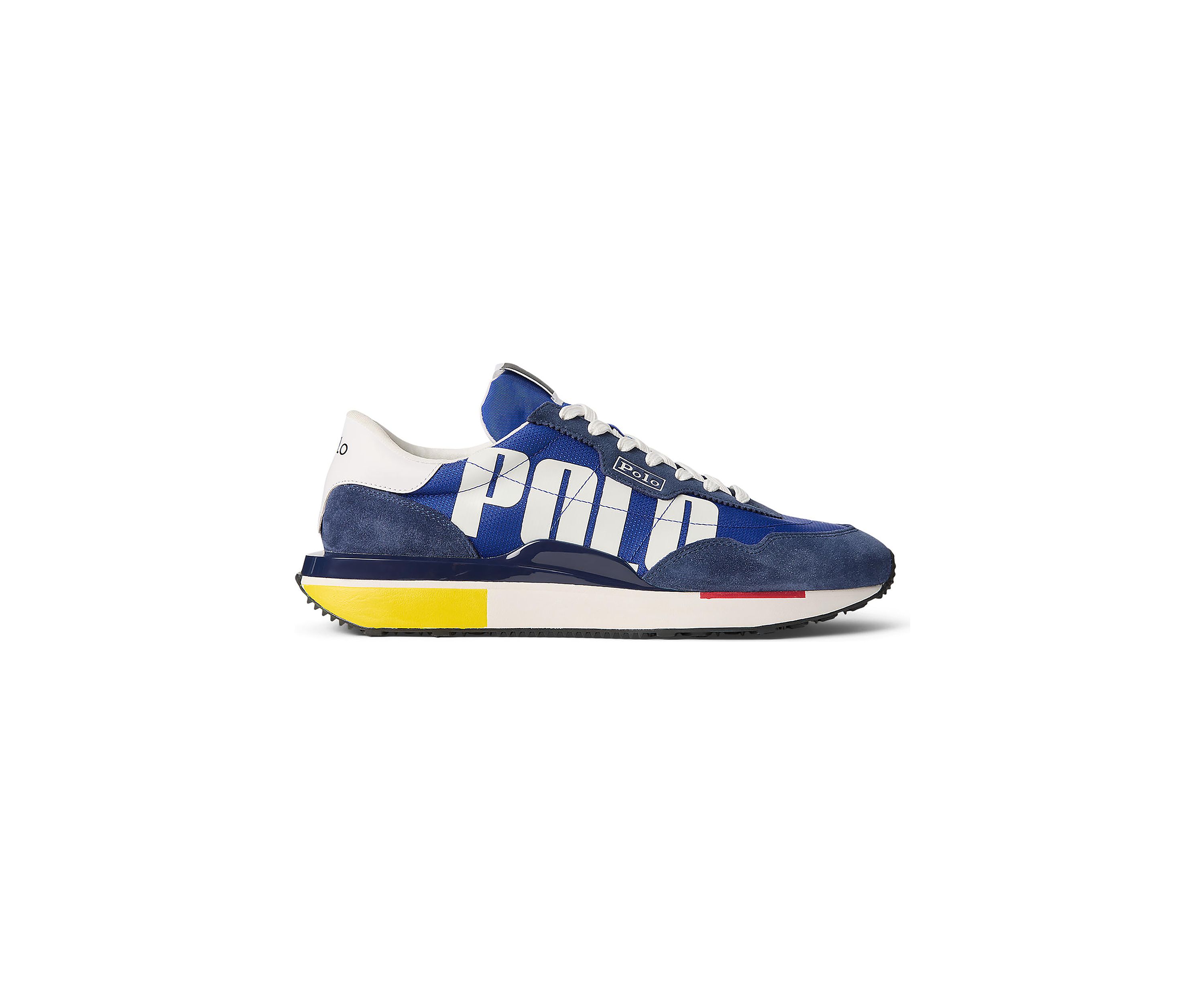 Train 89 Logo Suede and Oxford Sneakers