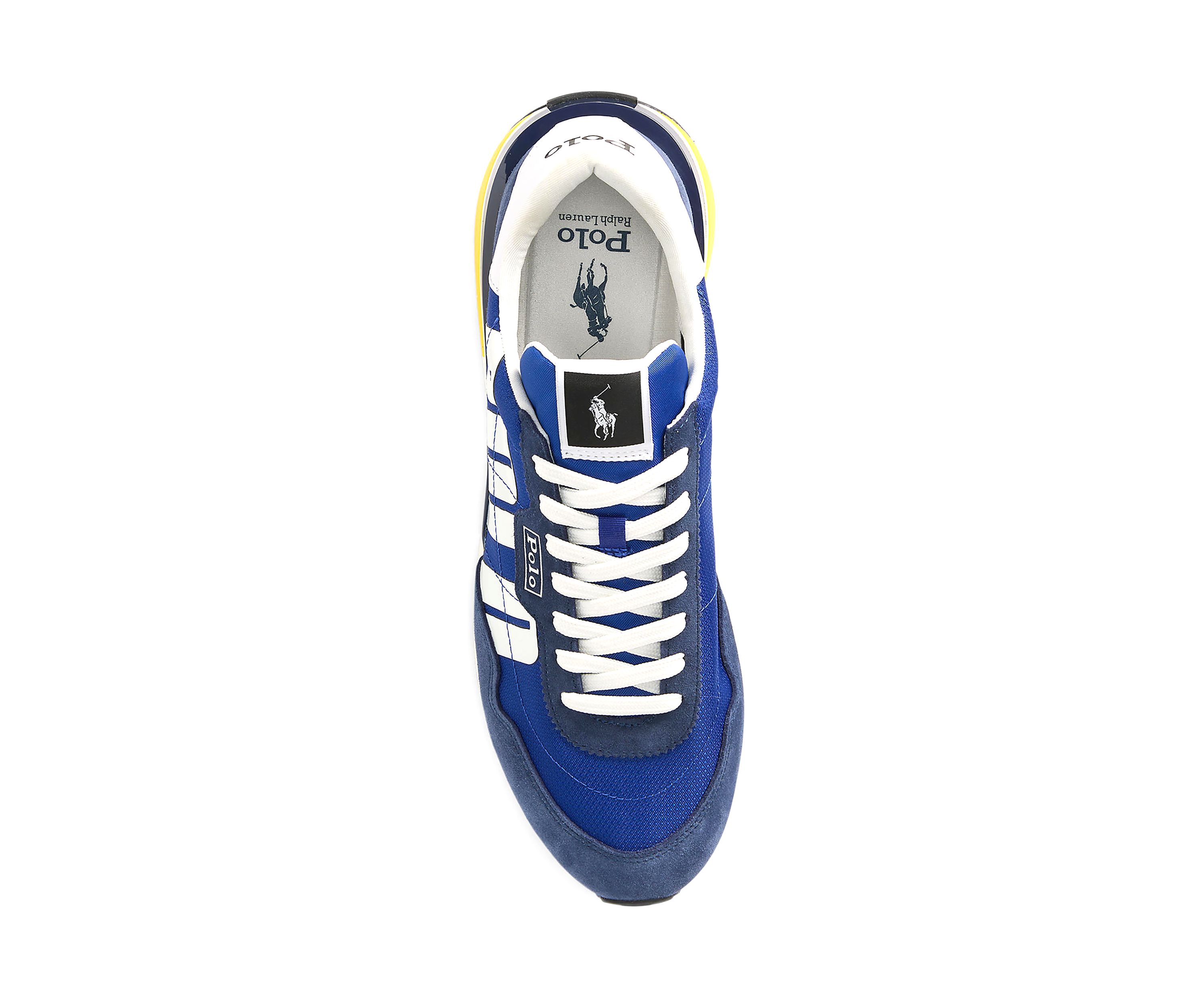 Train 89 Logo Suede and Oxford Sneakers