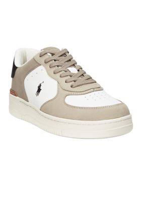 Polo Ralph Lauren Men's Masters Court Nubuck & Leather Sneakers