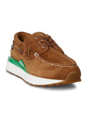 Polo Ralph Lauren Men's Train 89 Suede Moc Toe Sneakers