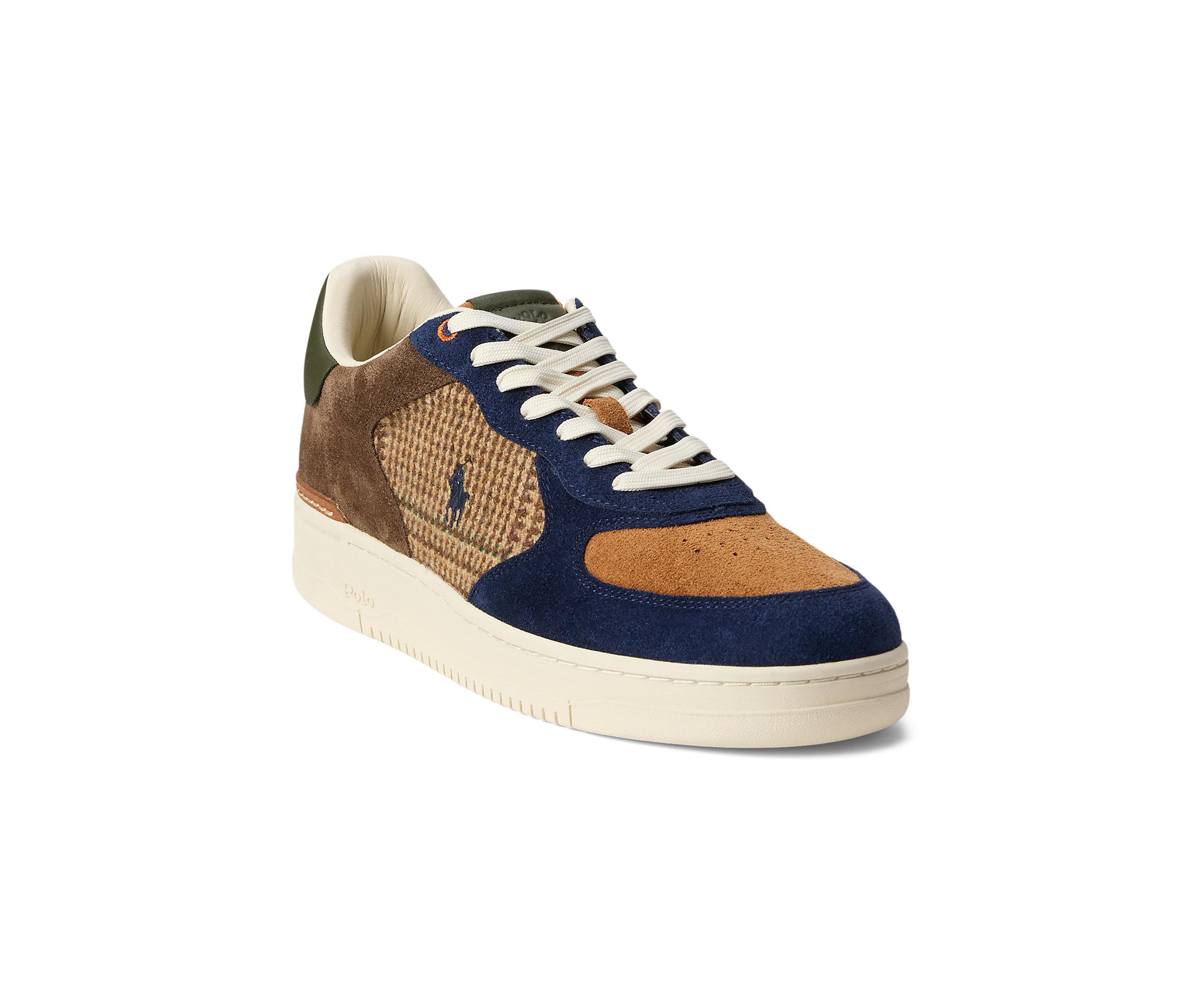 Masters Court Suede & Tweed Sneakers