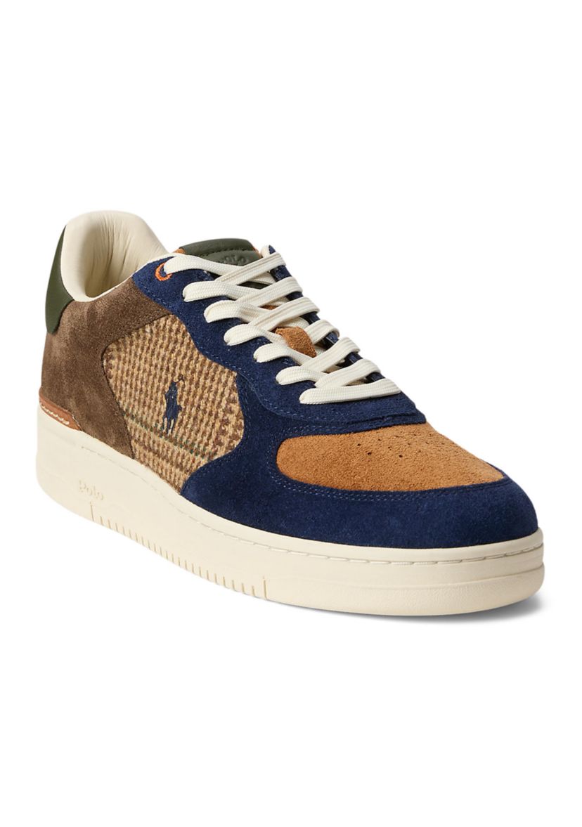 Masters Court Suede & Tweed Sneakers