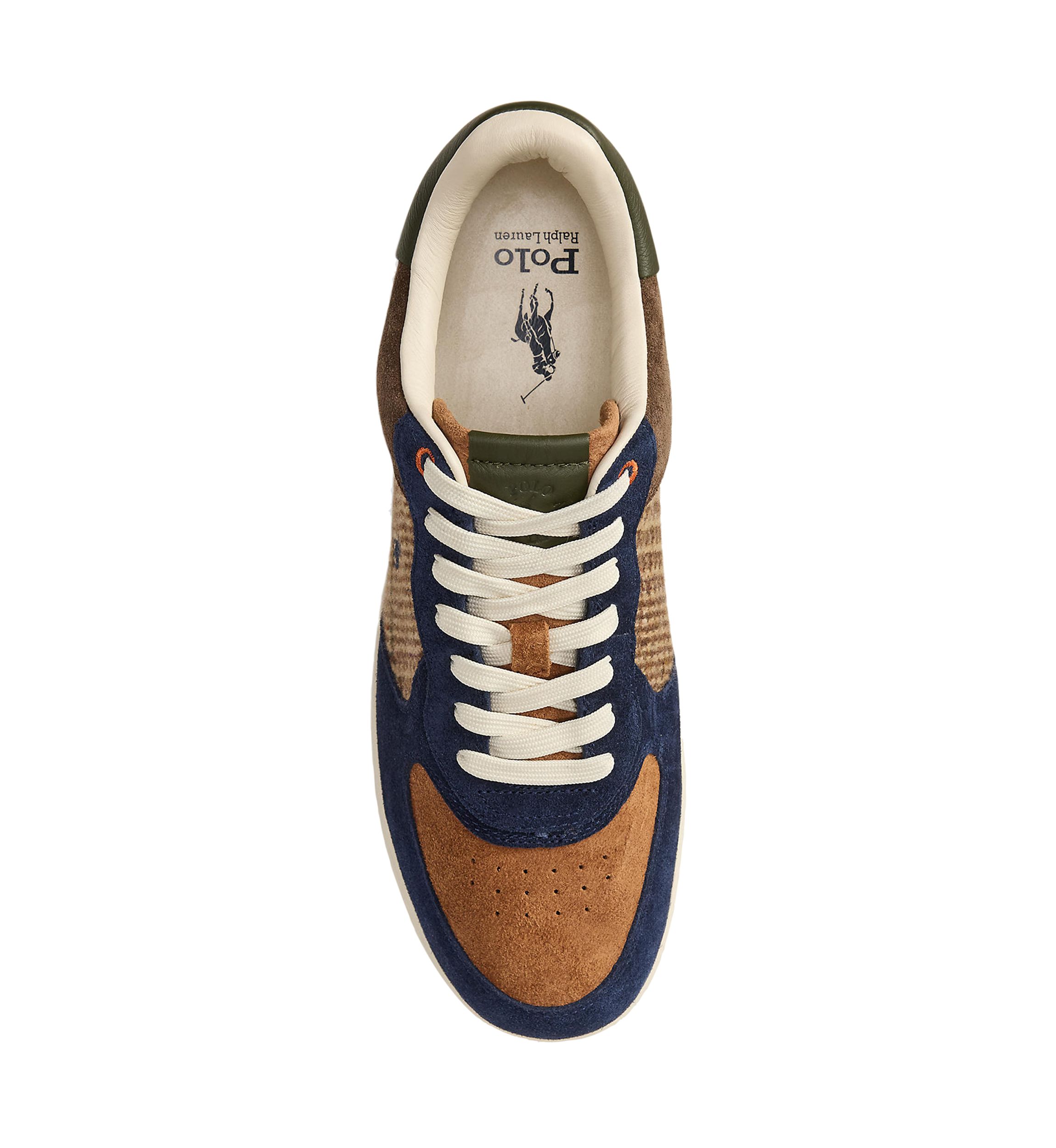 Masters Court Suede & Tweed Sneakers