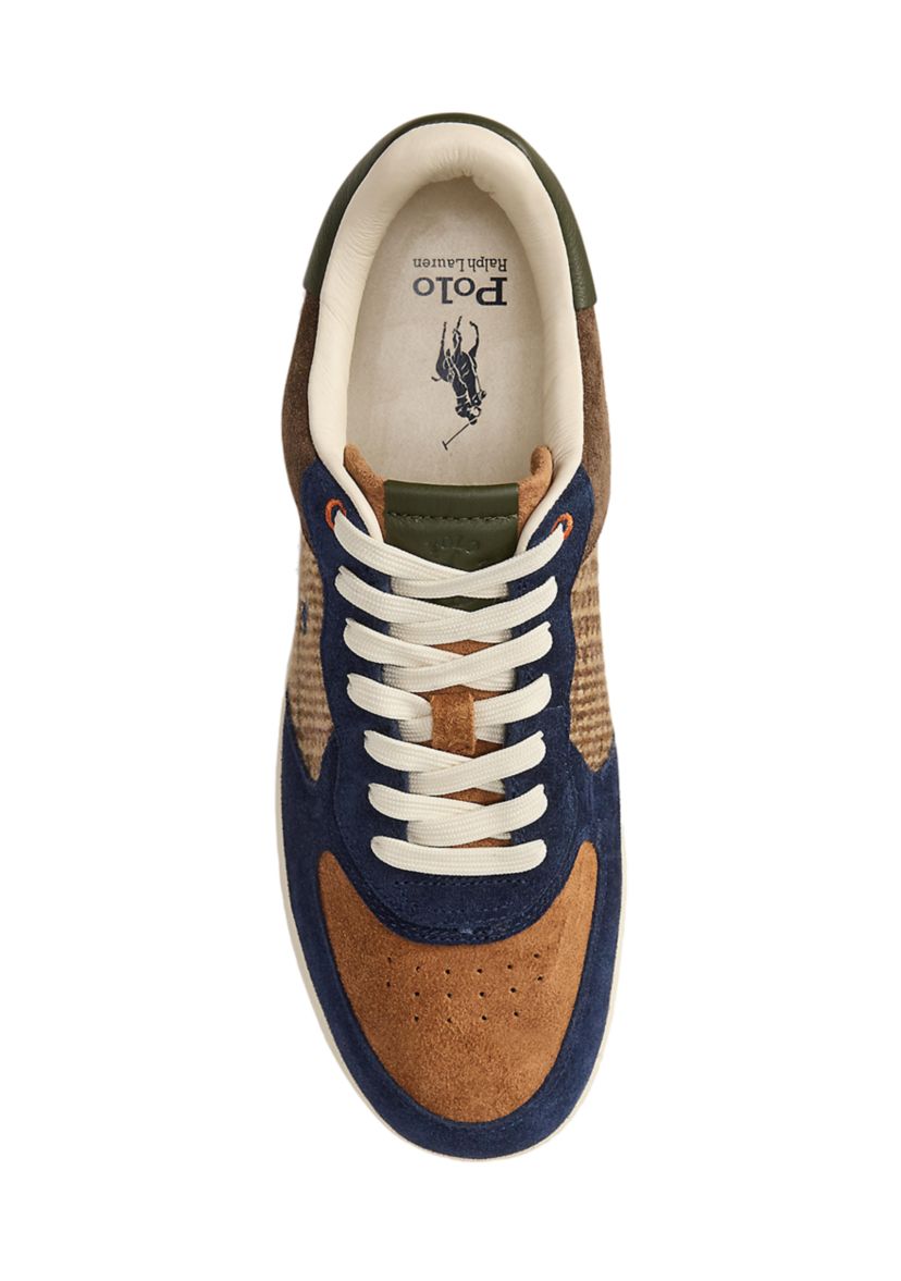 Masters Court Suede & Tweed Sneakers