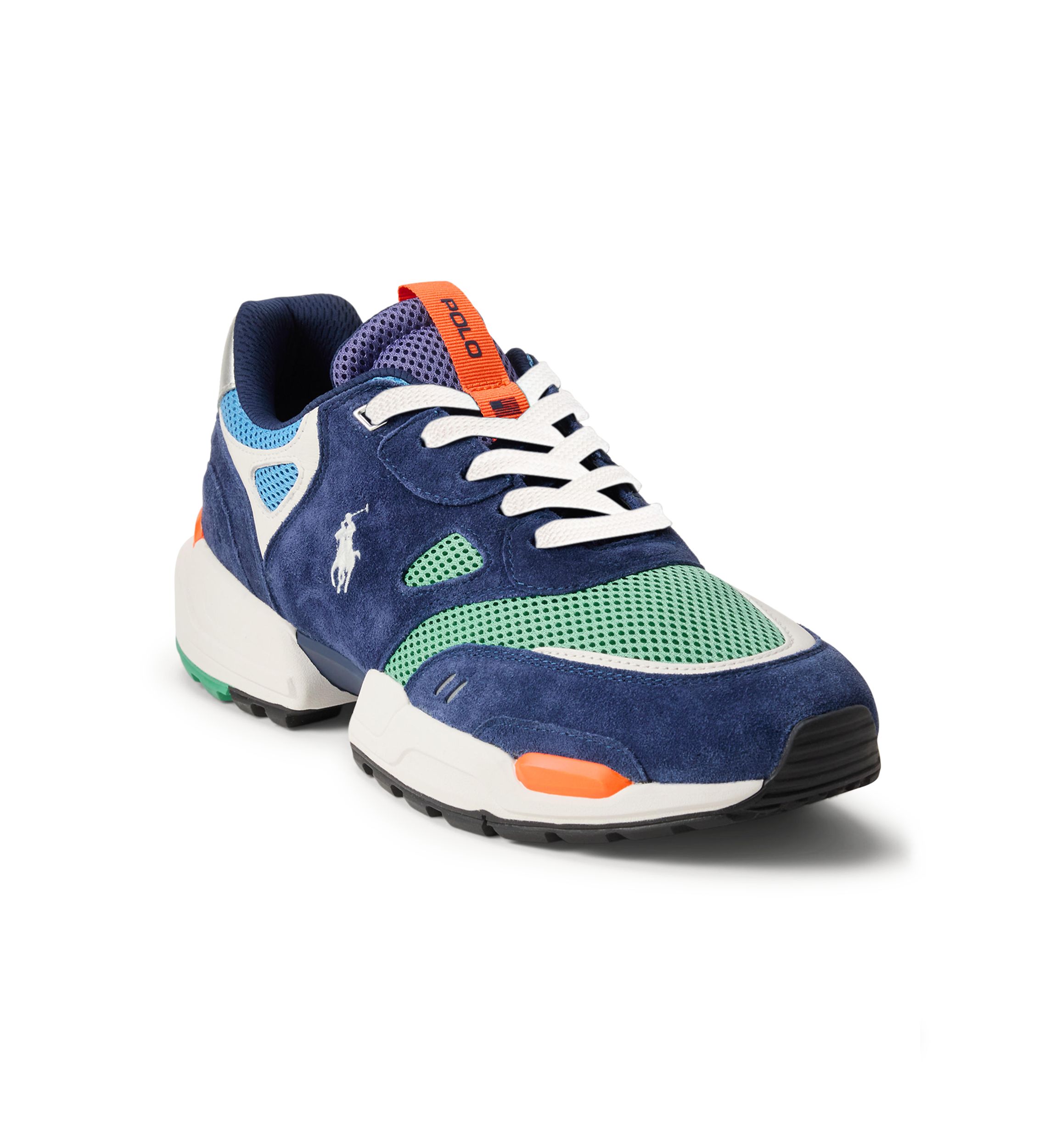 Jogger Suede and Mesh Sneakers