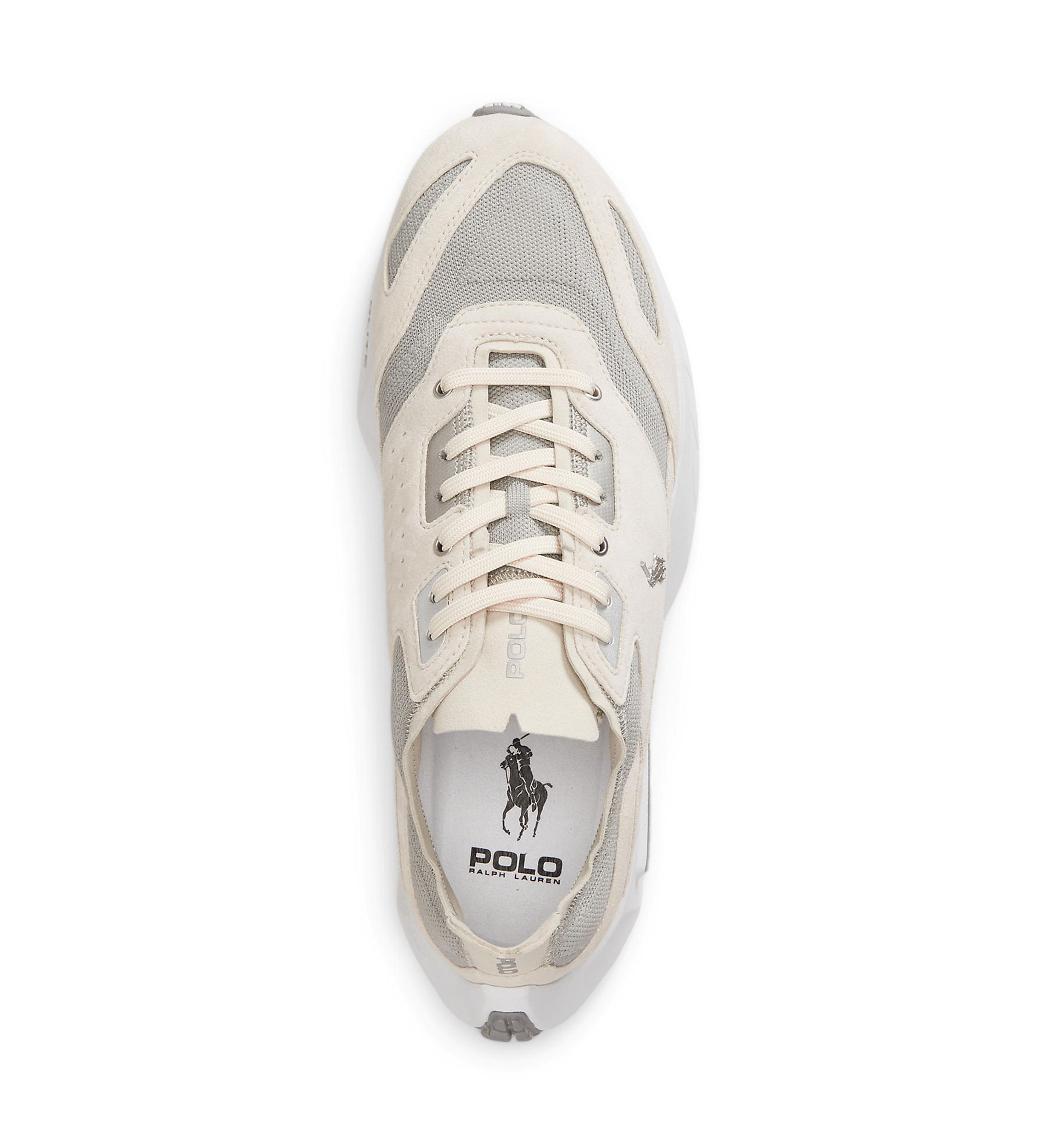 Polo Ralph Lauren Boerum Suede-Paneled Knit Sneaker | Belk