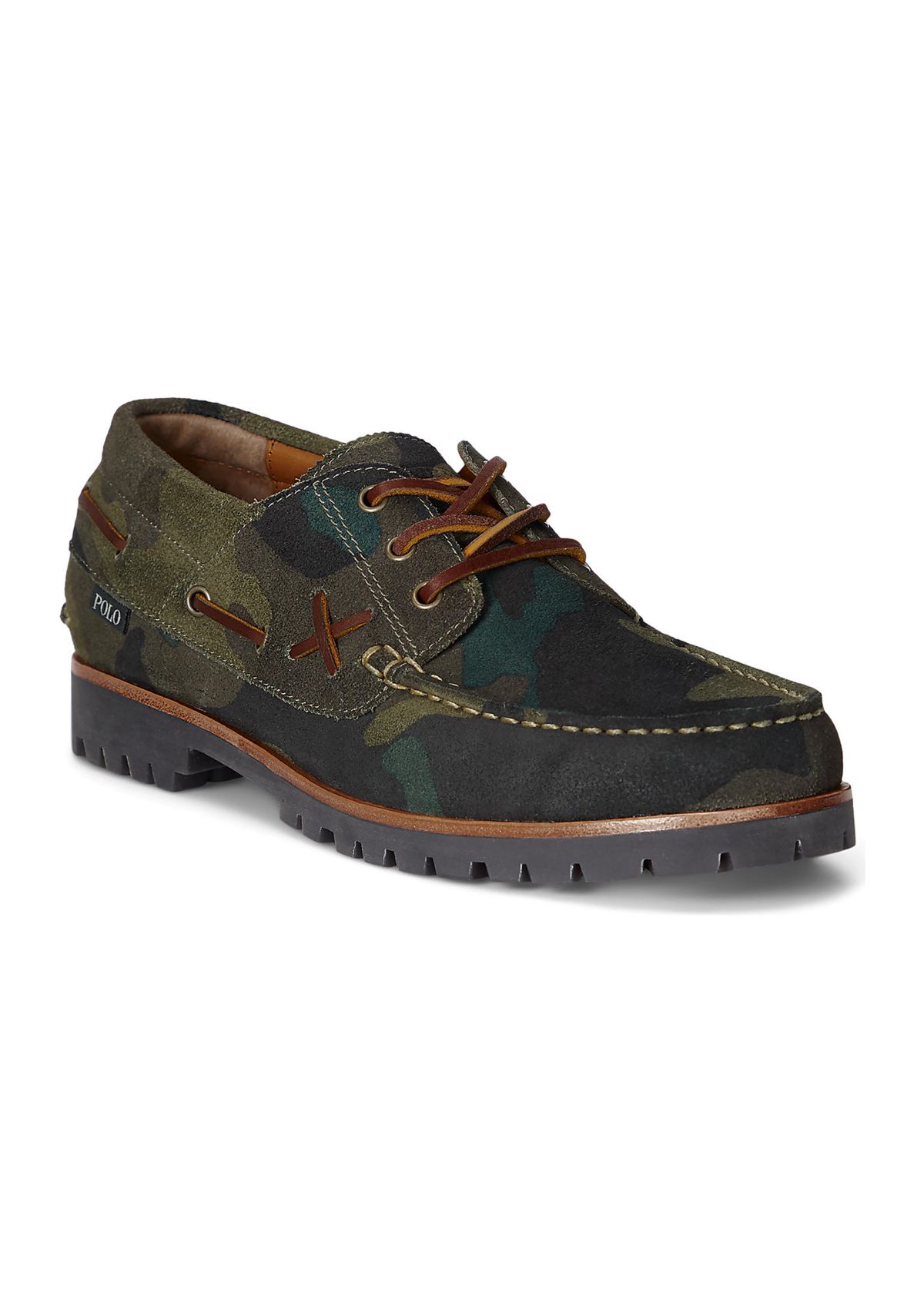 Ranger Camo Suede Boat Shoes