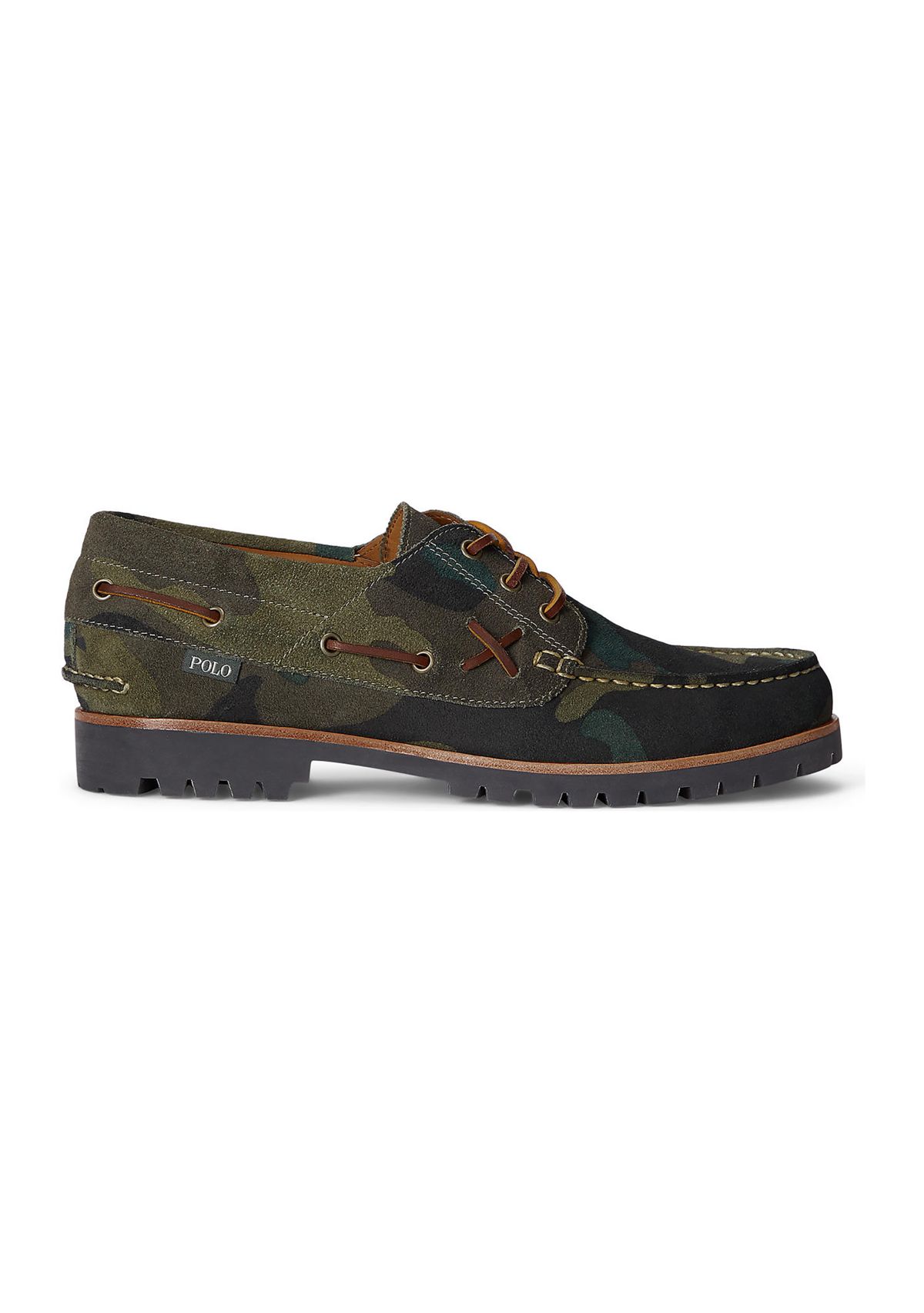 Ranger Camo Suede Boat Shoes