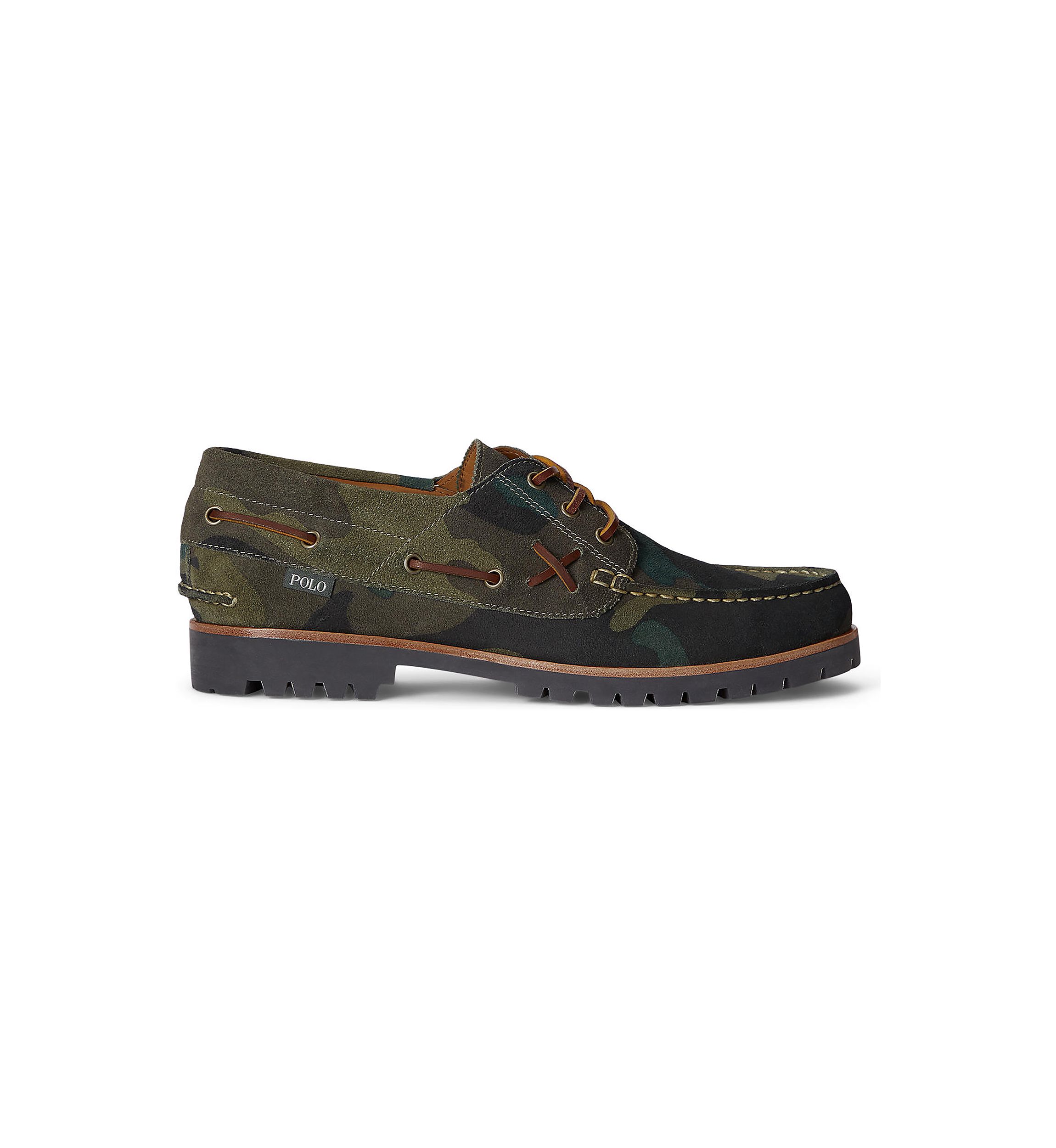 Ranger Camo Suede Boat Shoes