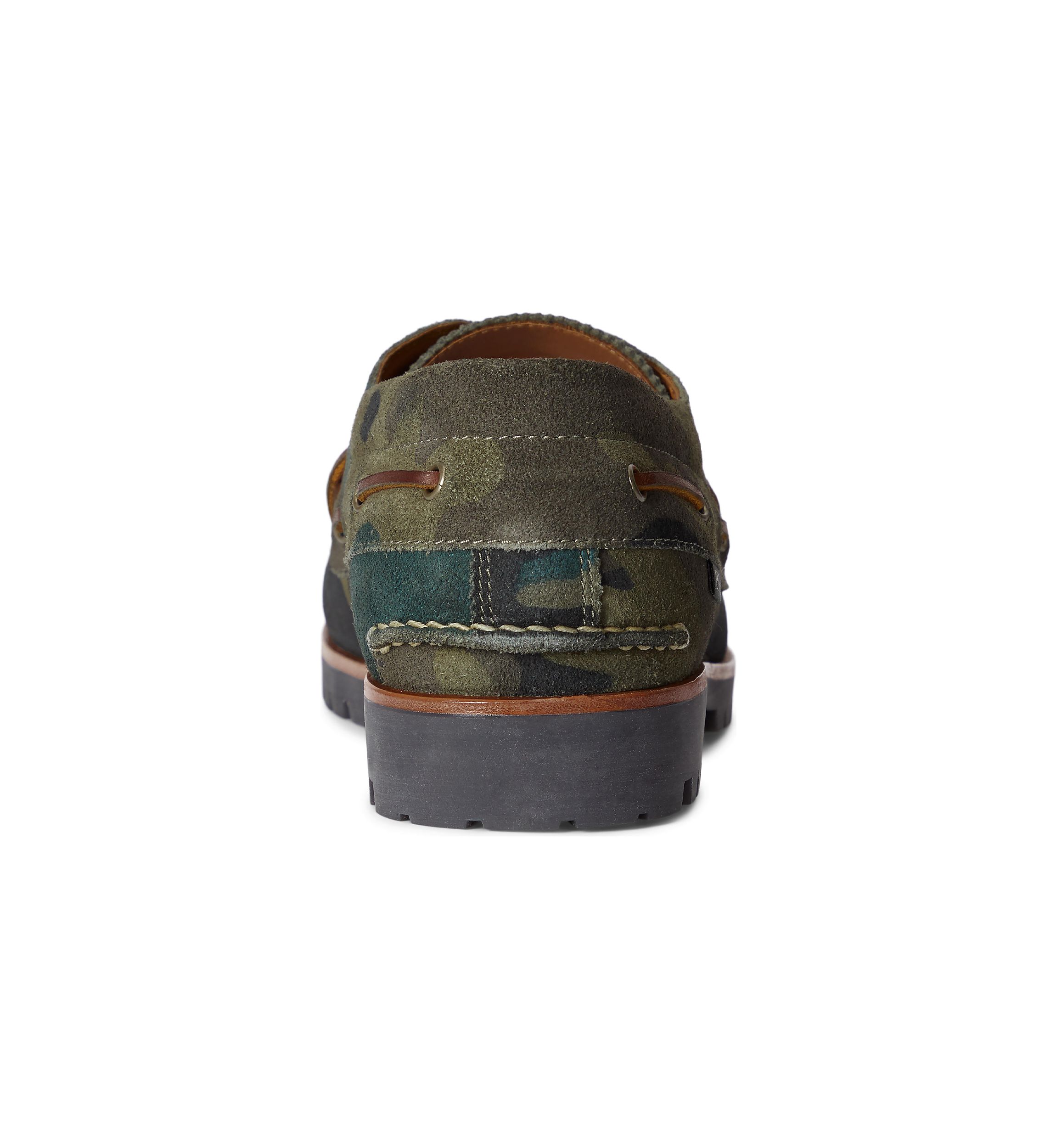 Ranger Camo Suede Boat Shoes