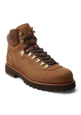 Polo Ralph Lauren Men's Alpine Leather Trail Boots, Tan, 8M