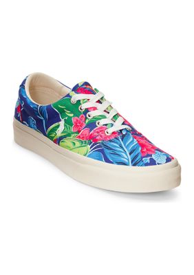 Polo Ralph Lauren Keaton Floral Canvas Sneakers | belk