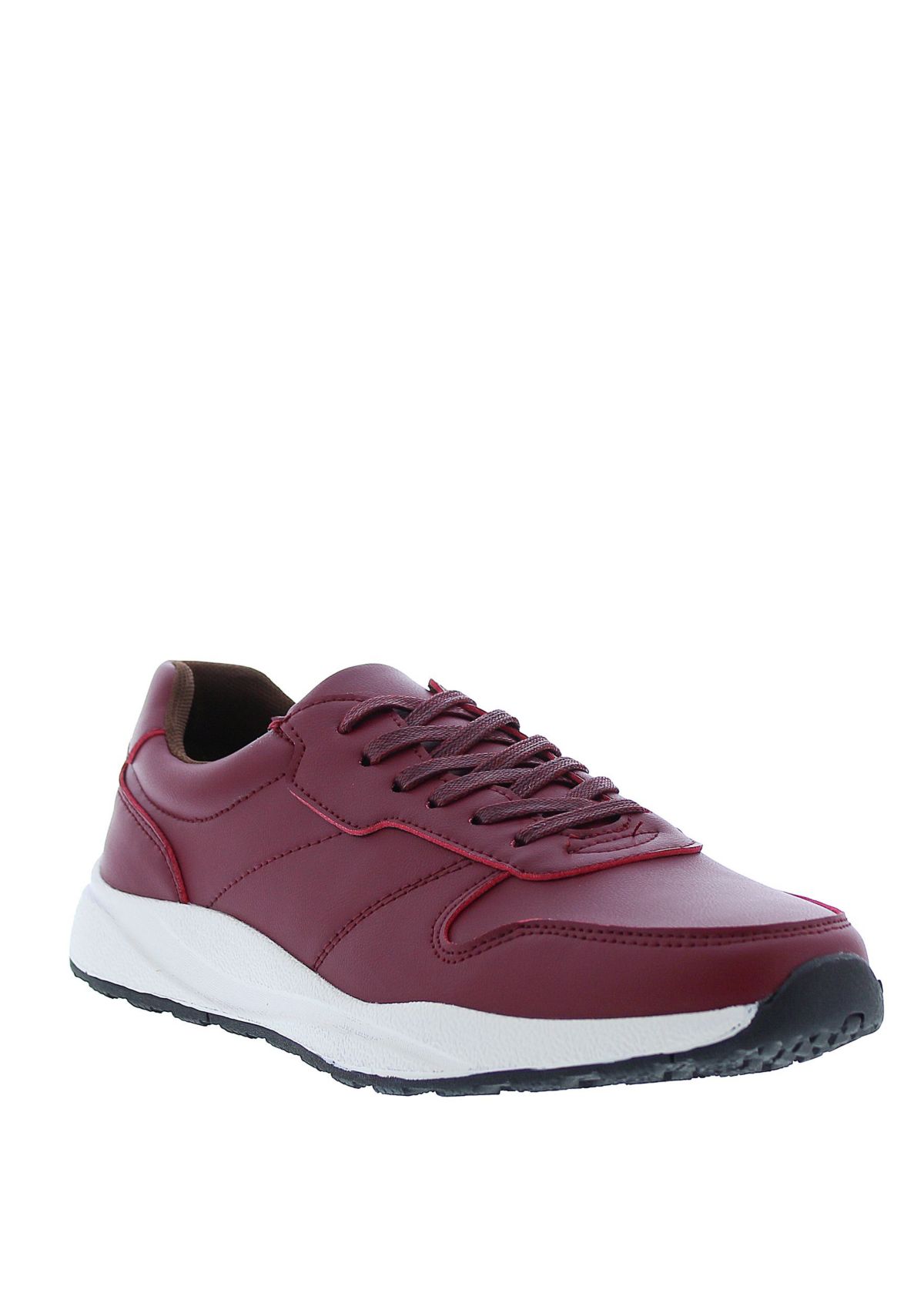 Mens Asher Lace up Leather Sneaker