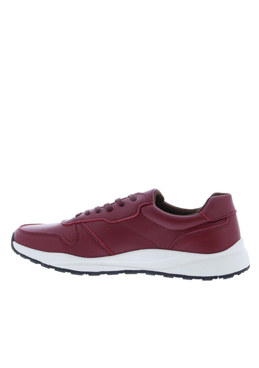 Mens Asher Lace up Leather Sneaker