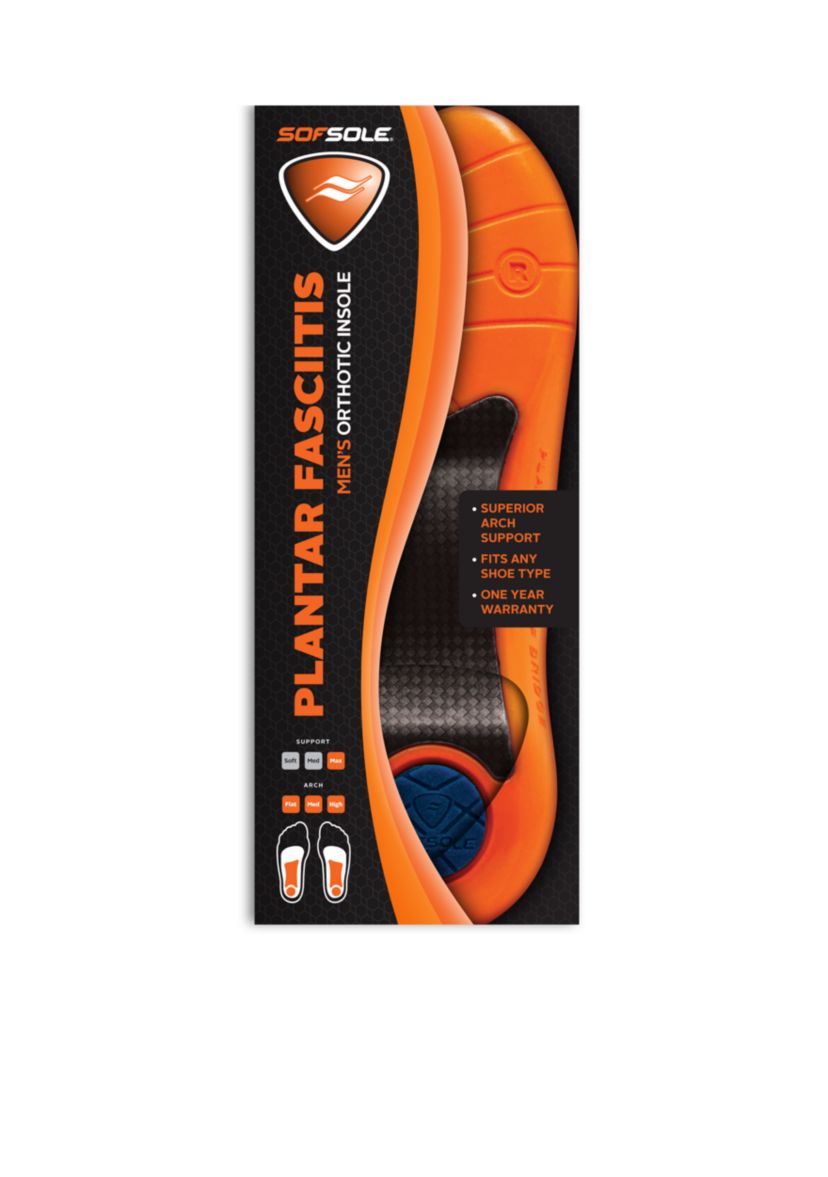 Plantar Fascitis Insole - Mens Sizes 8-12