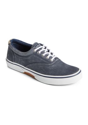 Men's sperry halyard laceless best sale casual shoes