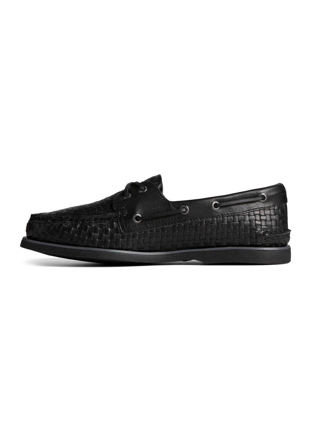 Gold 2 Eye Woven Boat Shoes
