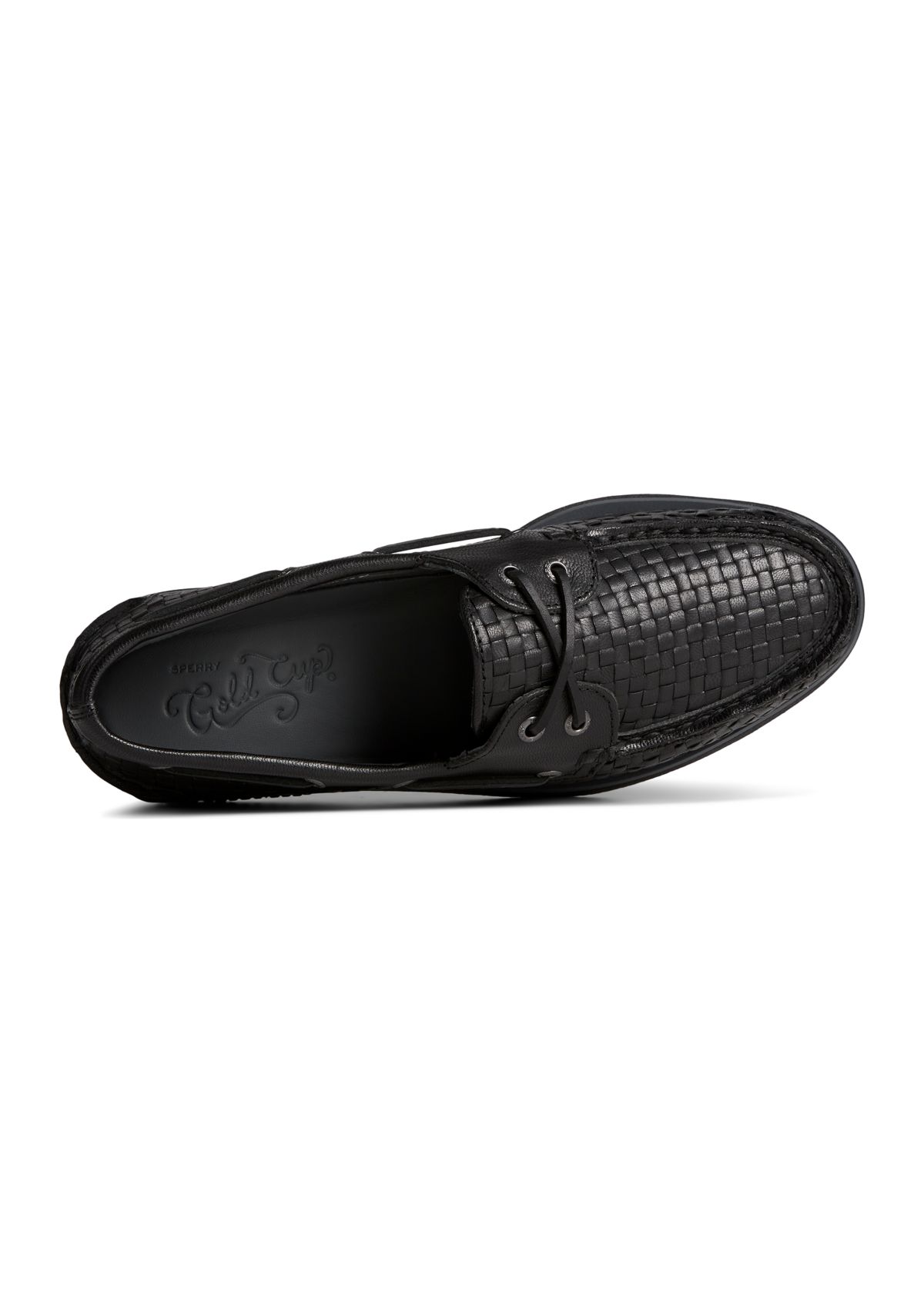 Gold 2 Eye Woven Boat Shoes