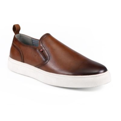 New w/Box Tommy Hilfiger Kozal Vegan Leather Burnished Med Brown Slip-On Loafers Amazon.com | Tommy Hilfiger Men main image 3
