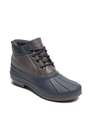 Tommy Hilfiger Men's Dark Blue Collins Waterproof Duck Boot Shoes Ret $90 New 