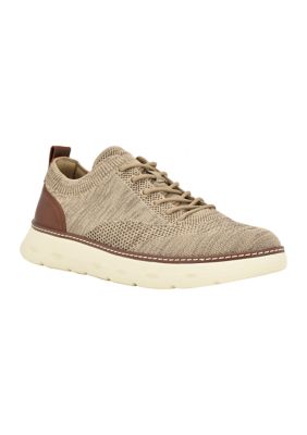 Tommy Hilfiger Men s Sangy Casual Sneaker Oxfords Taupe Cognac Multi