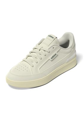 adidas gazelle silver green womens adidas Sleek Women's White Leather Trainers EF4935 main image 1
