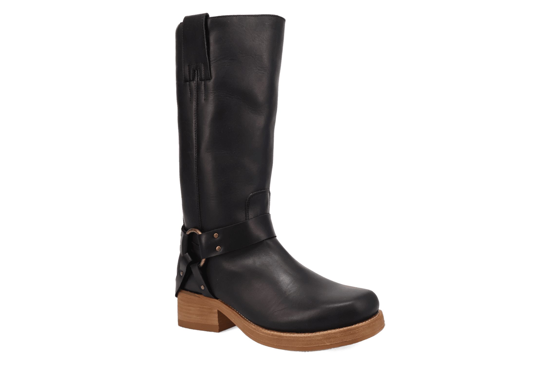 Rip Leather Boot
