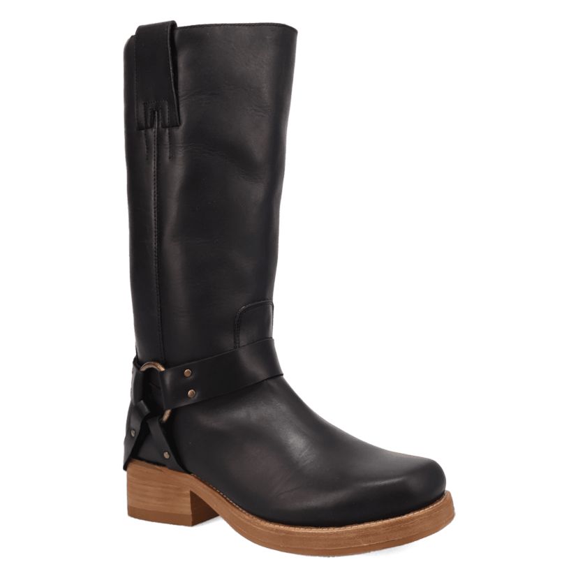Rip Leather Boot