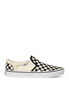 Vans Asher Checkerboard Slip On Belk