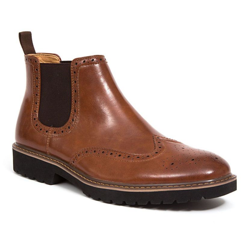 Deer Stags Mens Brayden Dress Comfort Chelsea Boot