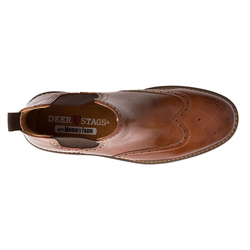 Deer Stags Mens Brayden Dress Comfort Chelsea Boot