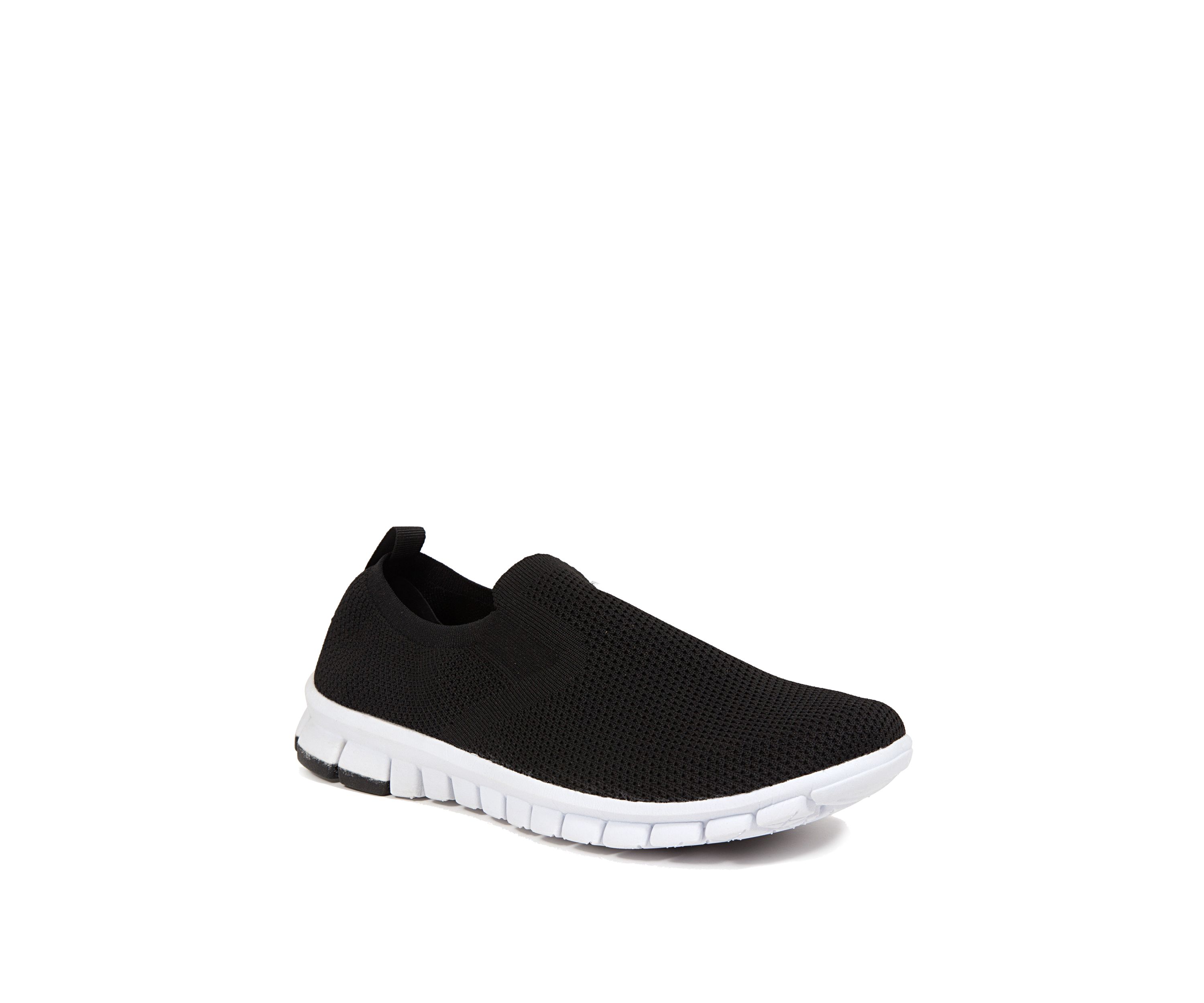 Eddy Flexible Sole Bungee Lace Slip On Oxford Hybrid Casual Sneakers
