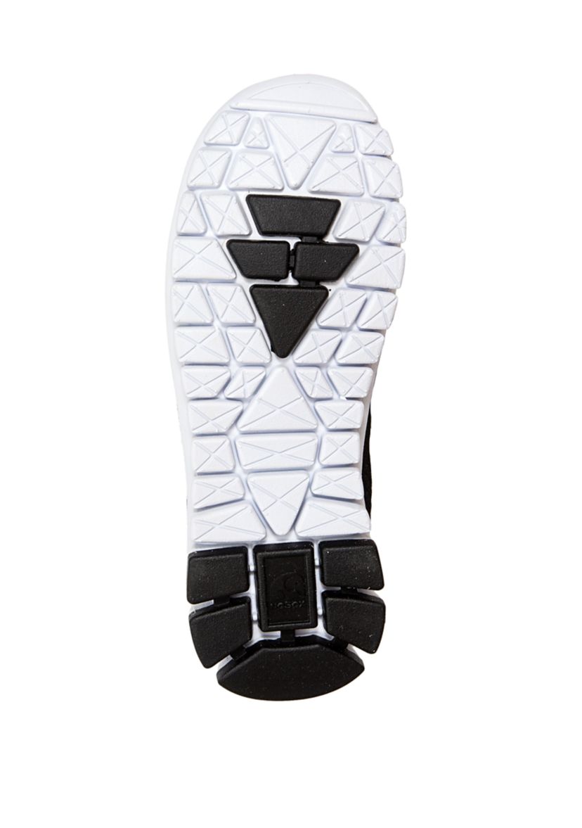Eddy Flexible Sole Bungee Lace Slip On Oxford Hybrid Casual Sneakers
