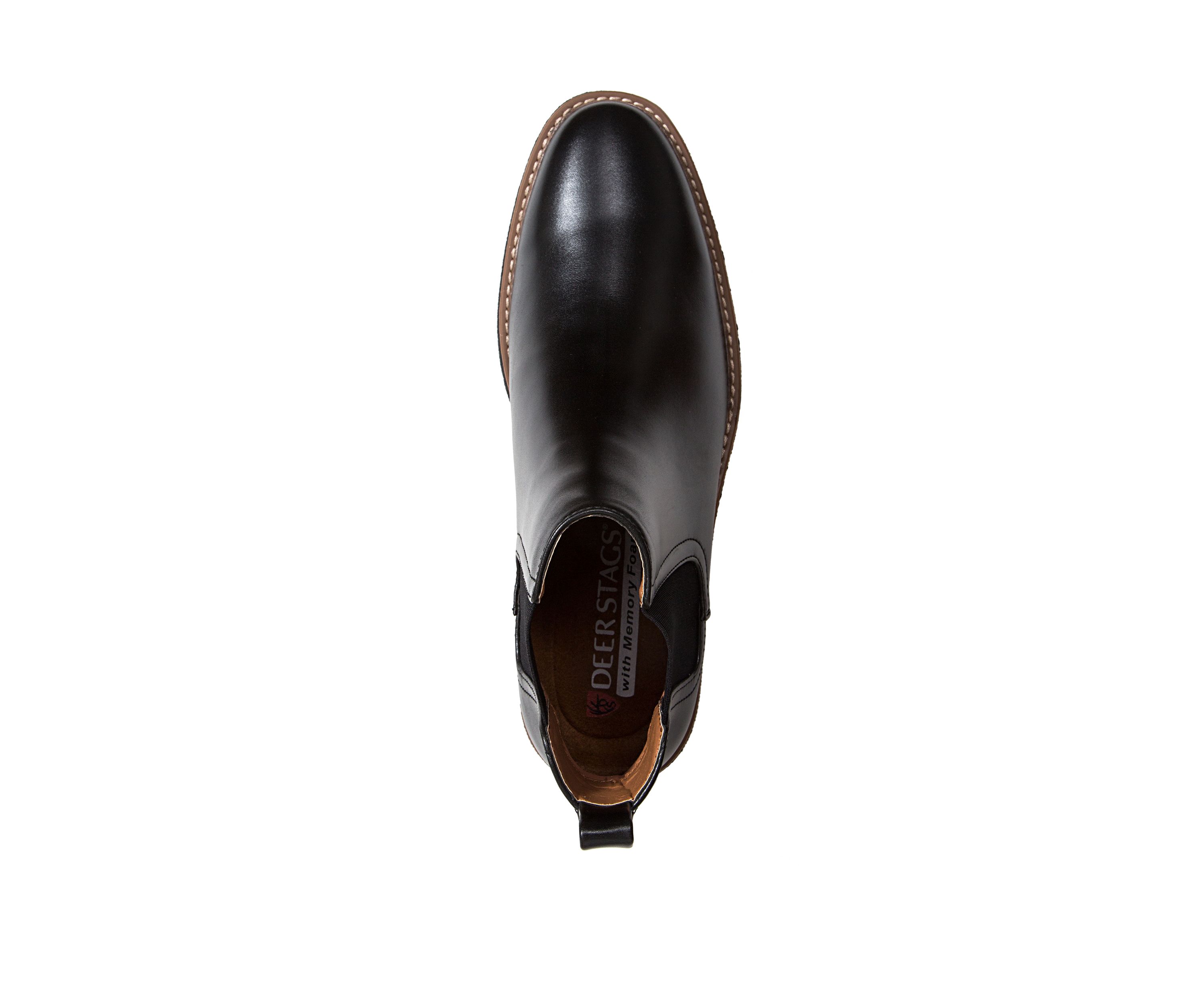Mens Rockland Memory Foam Dress Casual Comfort Chelsea Boot