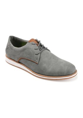 Vance Co Men's Blaine Dress Shoes, Grey, 8.5M