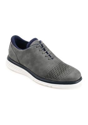 Vance Co Men's Demar Dress Shoe, Grey, 10.5M