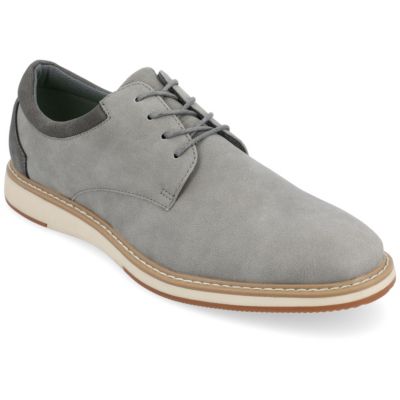 Vance Co Men's Hodges Dress Shoes, Grey, 8M